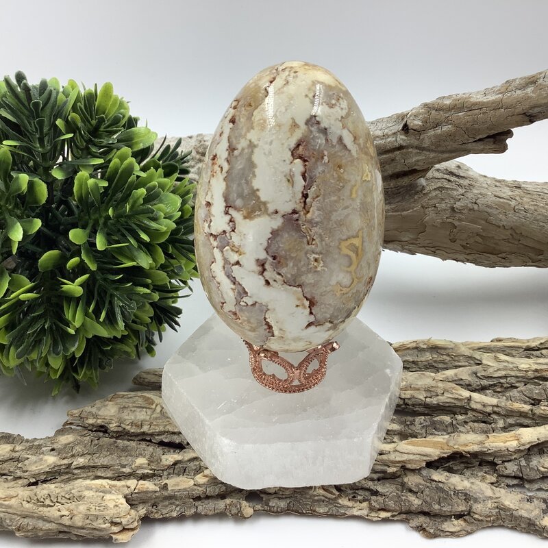 Indonesian Crazy Lace Agate Egg