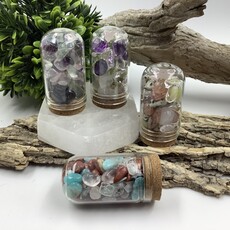 Mixed Crystal Chip Jars