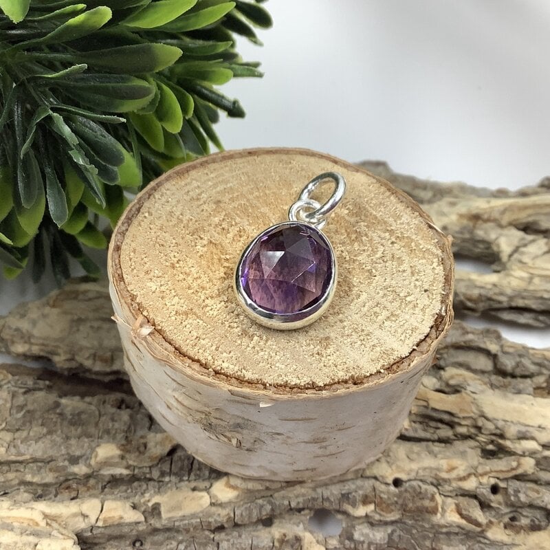 Amethyst Sterling Silver Pendant