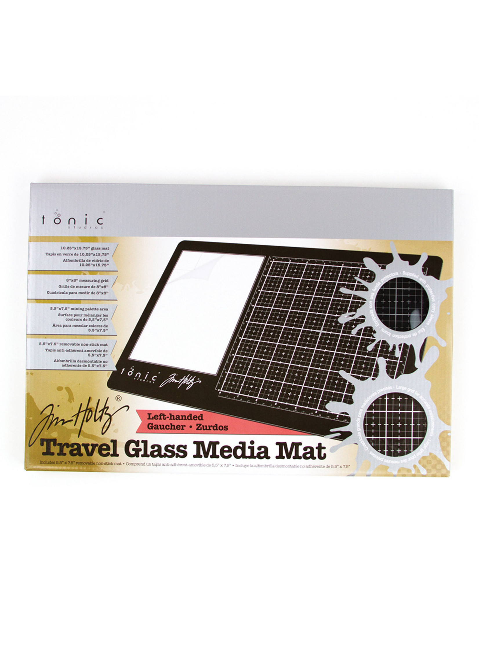 tonic Tim Holtz Travel Lefty Glass Media Mat
