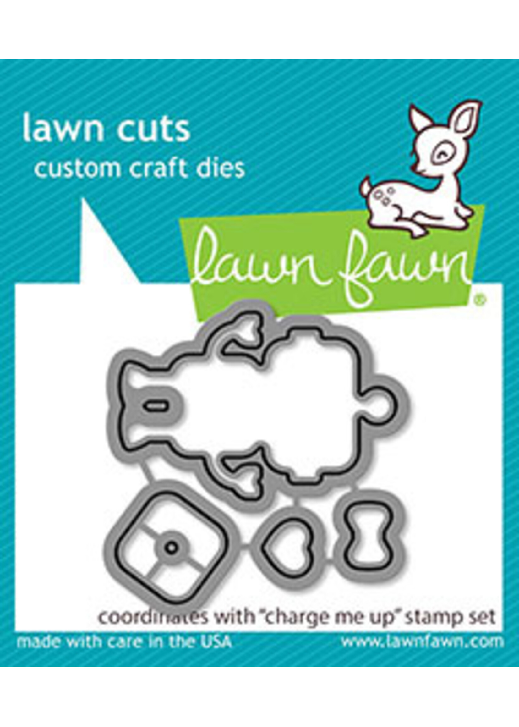 Lawn Fawn charge me up  - lawn cuts Die
