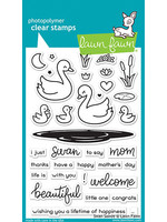 Lawn Fawn Stamp swan soiree