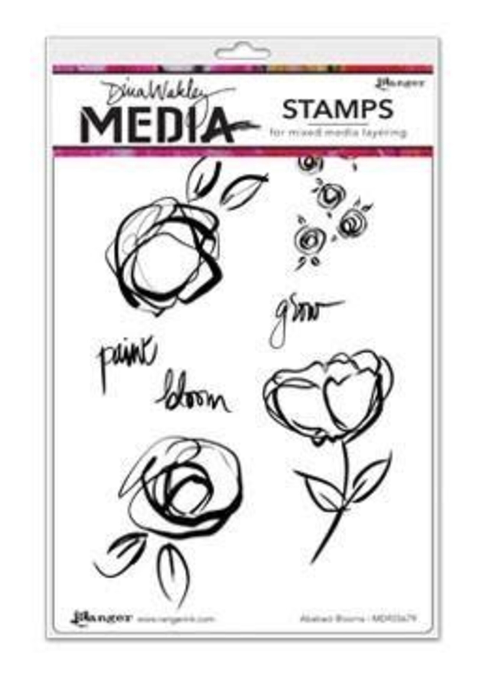 RANGER Ranger Dina Wakley Stamp A Blooms