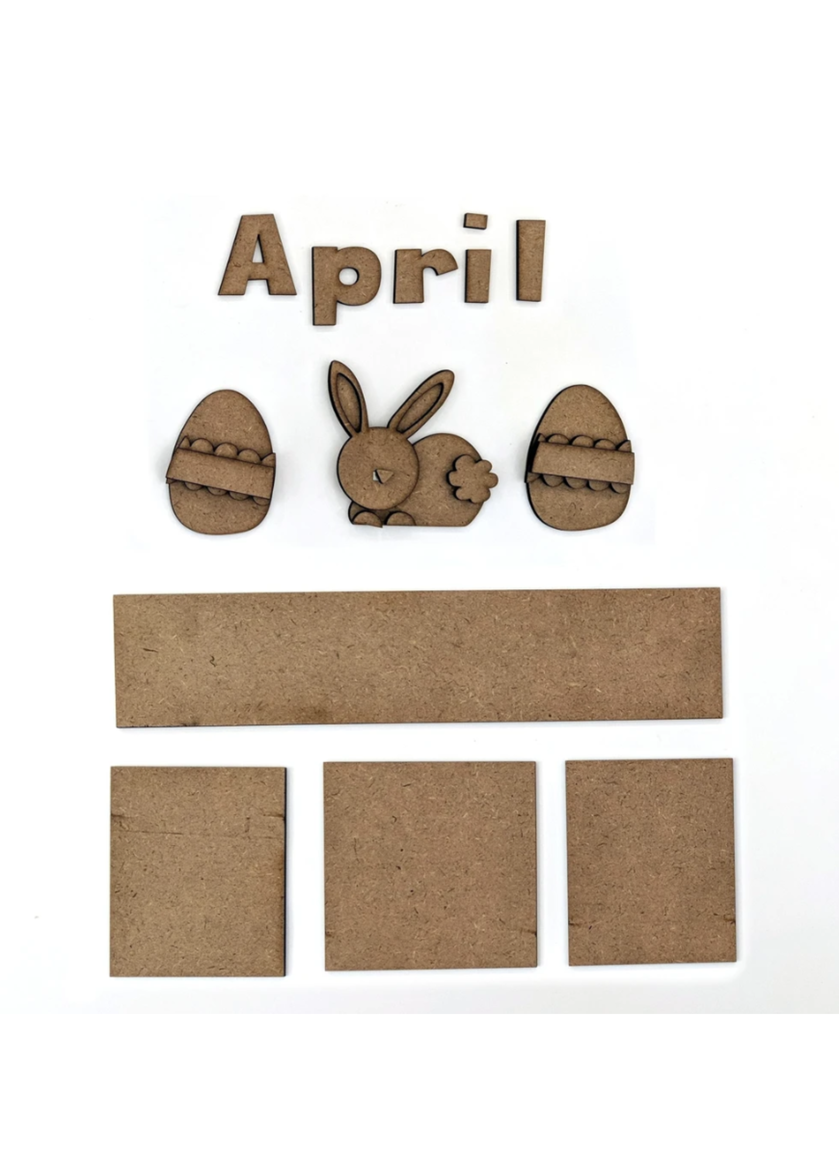 Foundations Decor FD April Monthly Calendar Kit