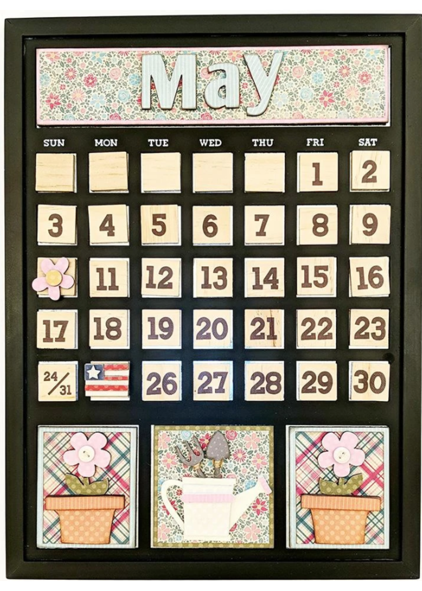 Foundations Decor FD May Monthly Calendar Kit