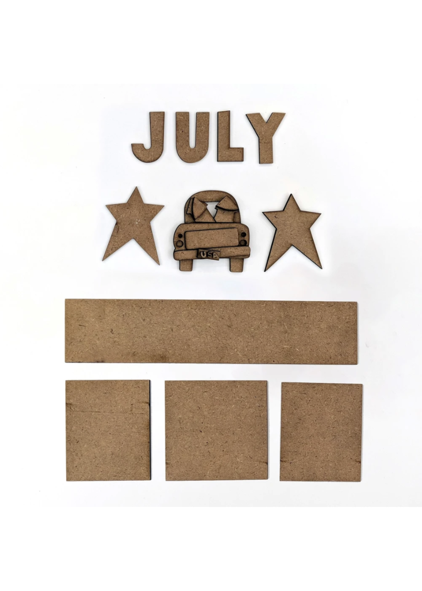 Foundations Decor FD July Monthly Calendar Kit