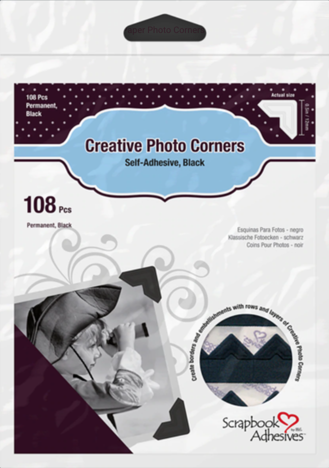 Creative Photo Corners Silver - Scrapbook Adhesives by 3L