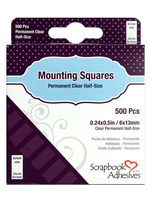 scrapbook adhesives 3L Mounting Squares Clear 500