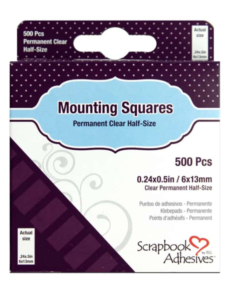 3L 3L Mounting Squares Clear 500