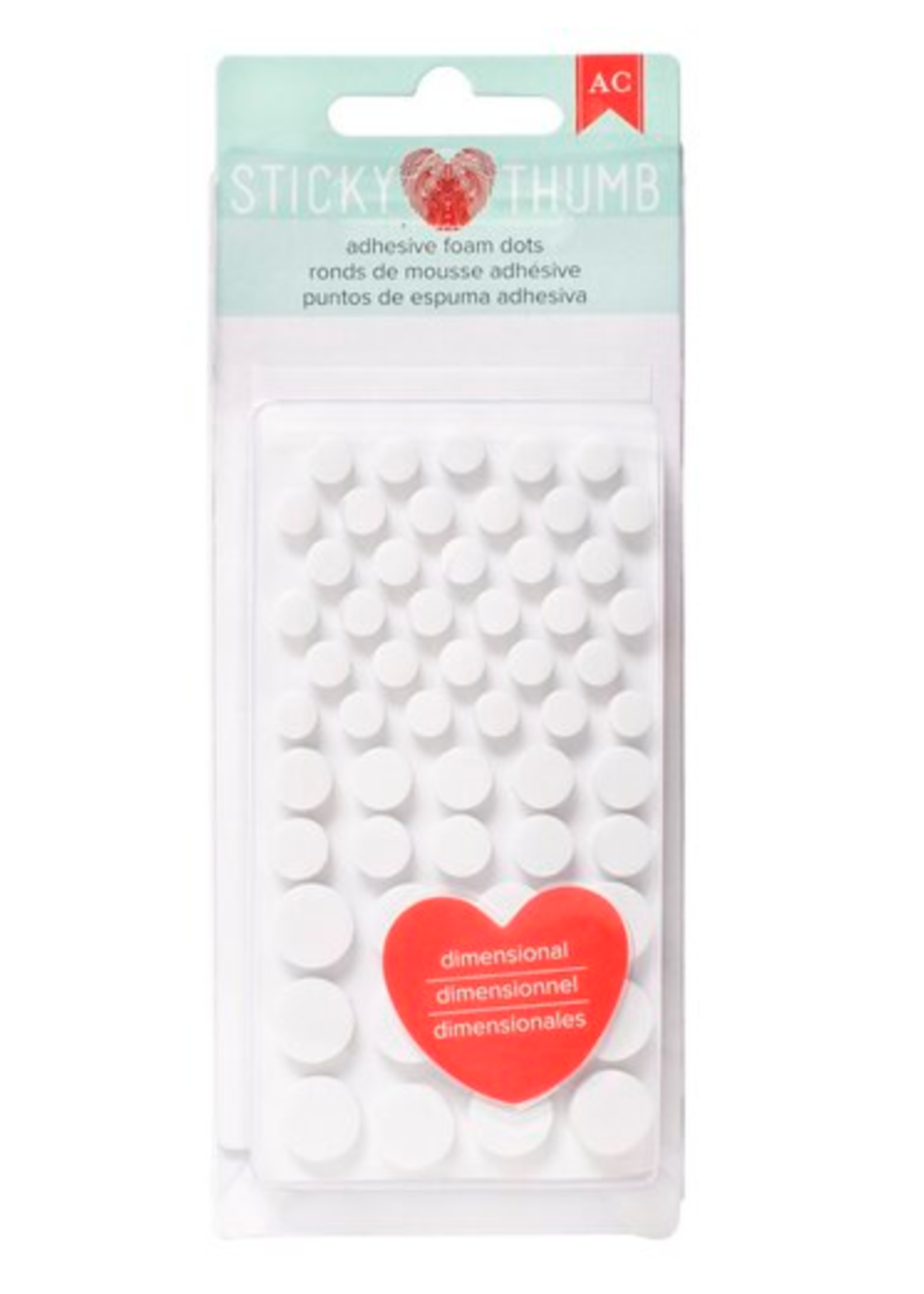 american crafts Ac Sticky Thumb Foam Dots Creative Escape