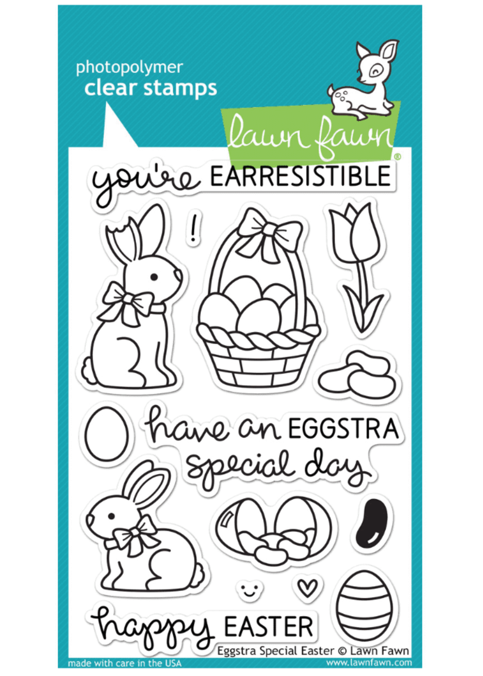 Lawn Fawn Stamp Eggstra Special Easter