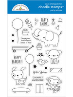 DOODLEBUG Doodlebug party time party animals - boy doodle stamps
