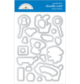 DOODLEBUG Doodlebug party time party animals - boy doodle cuts