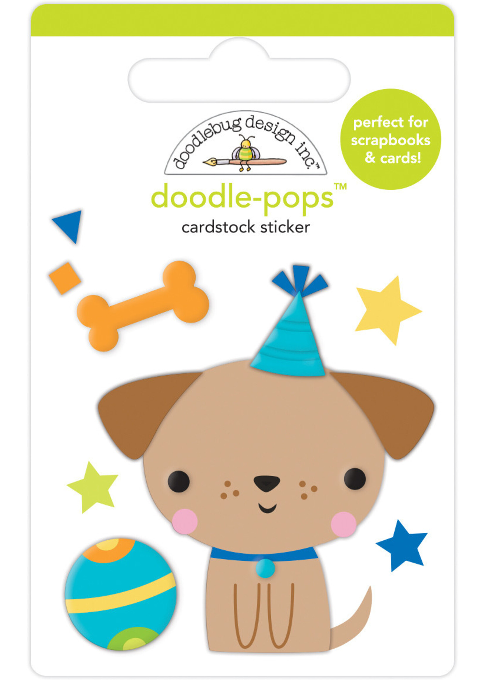 DOODLEBUG party time yappy birthday doodle-pops
