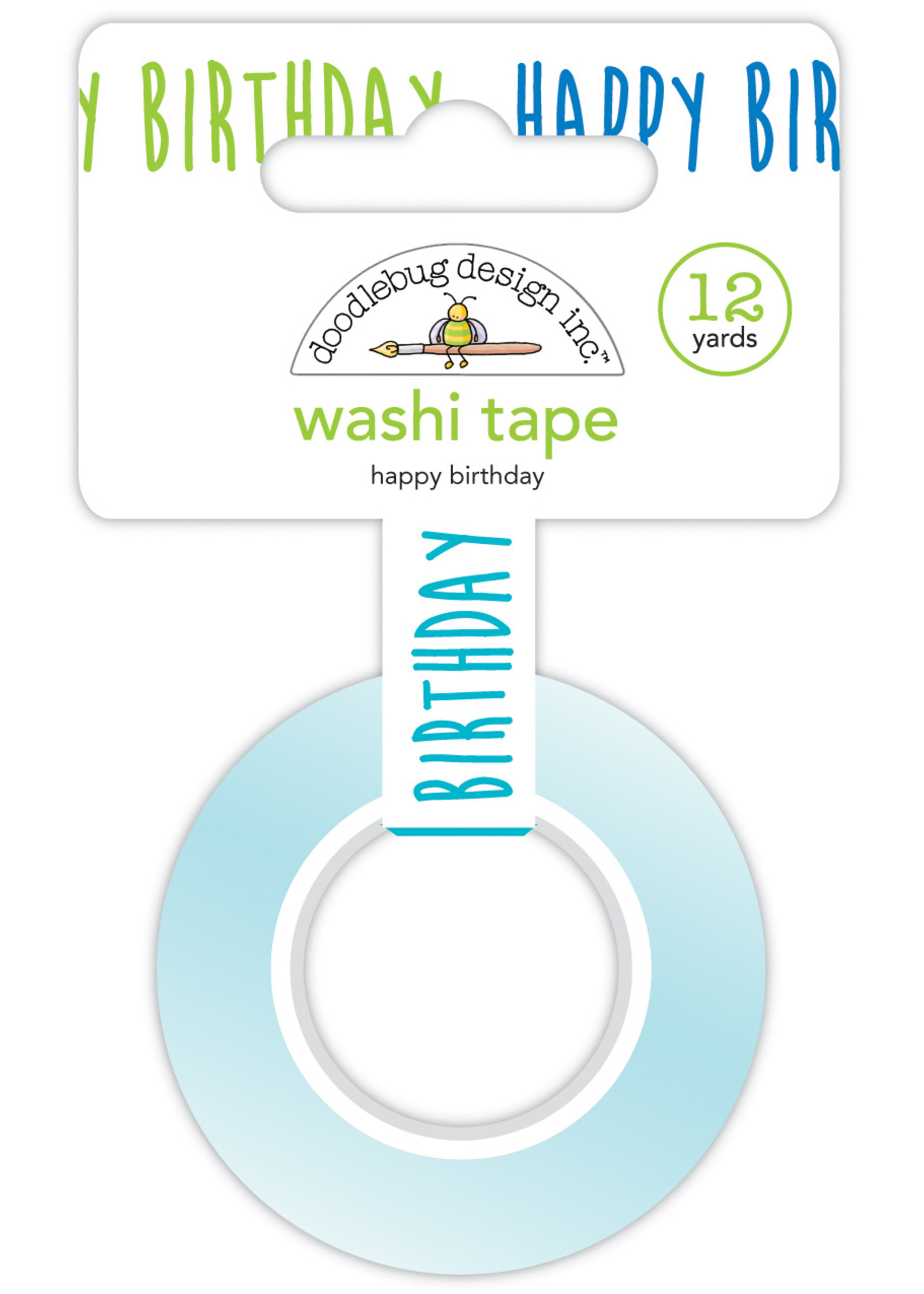 DOODLEBUG Doodlebug party time happy birthday washi tape