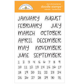 DOODLEBUG DoodleBug Stamp Calendar - Handwritten