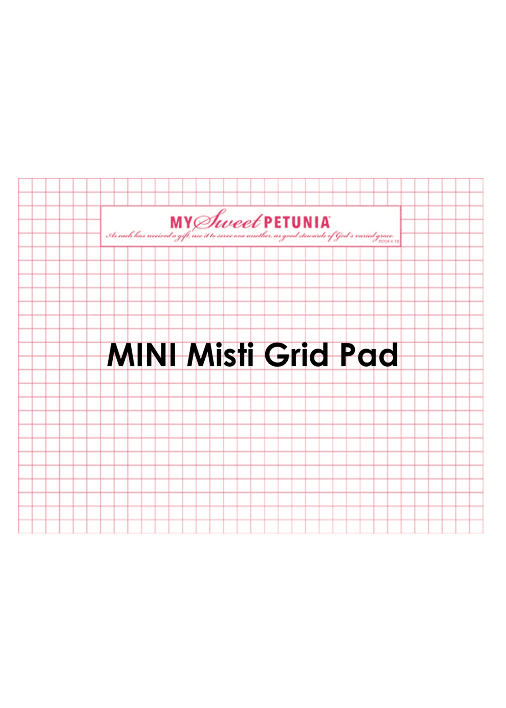 Misti Mini Grid Paper Pad - Creative Escape