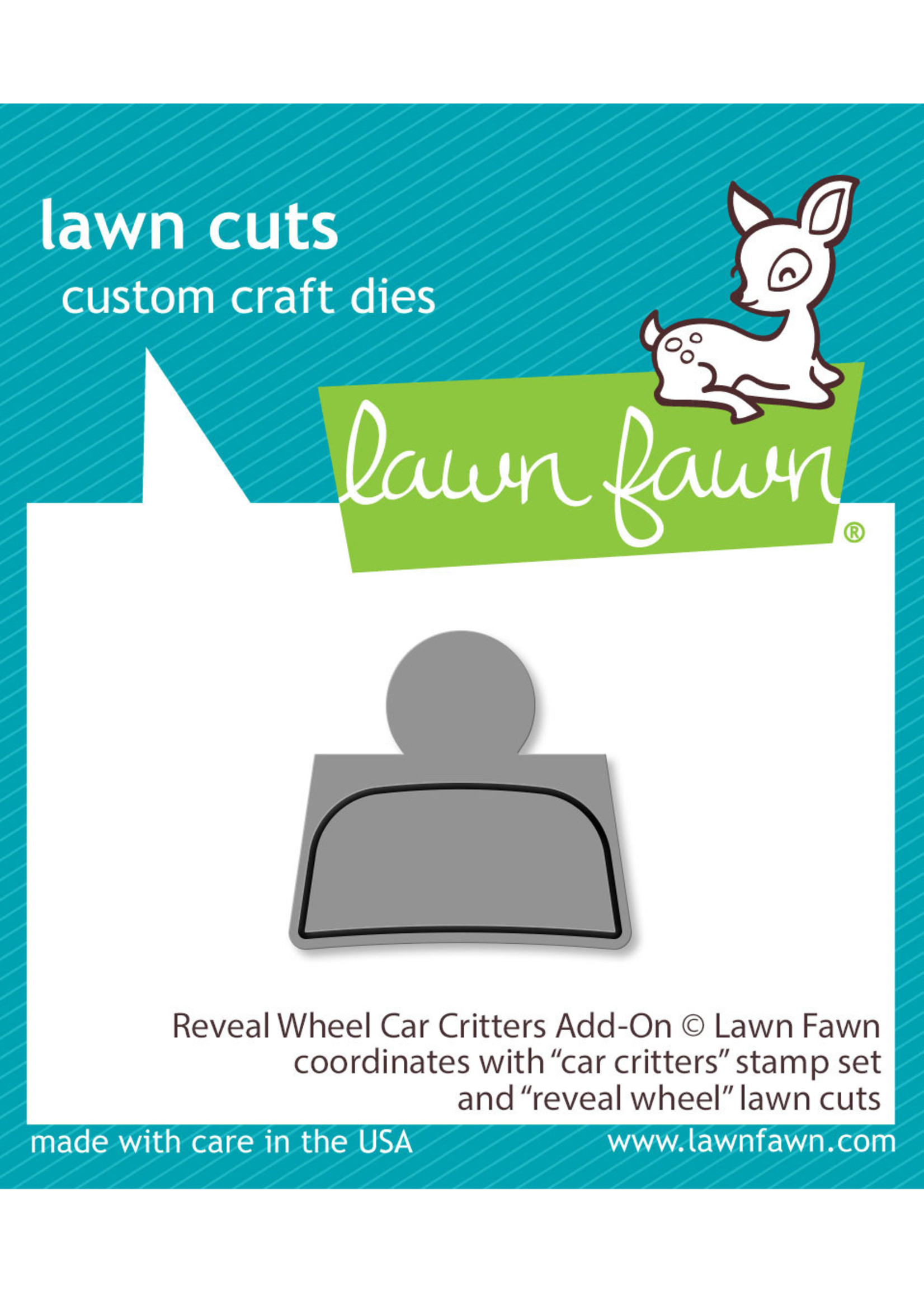 Lawn Fawn Reveal Wheel Car Critters Add-On