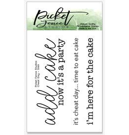 Picket Fence Cheat Day Stamp