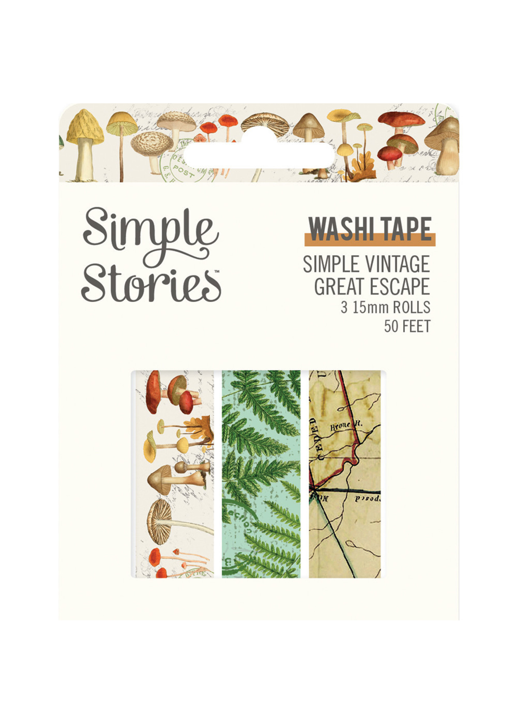 Simple Stories SS Washi Tape SV Great Escape