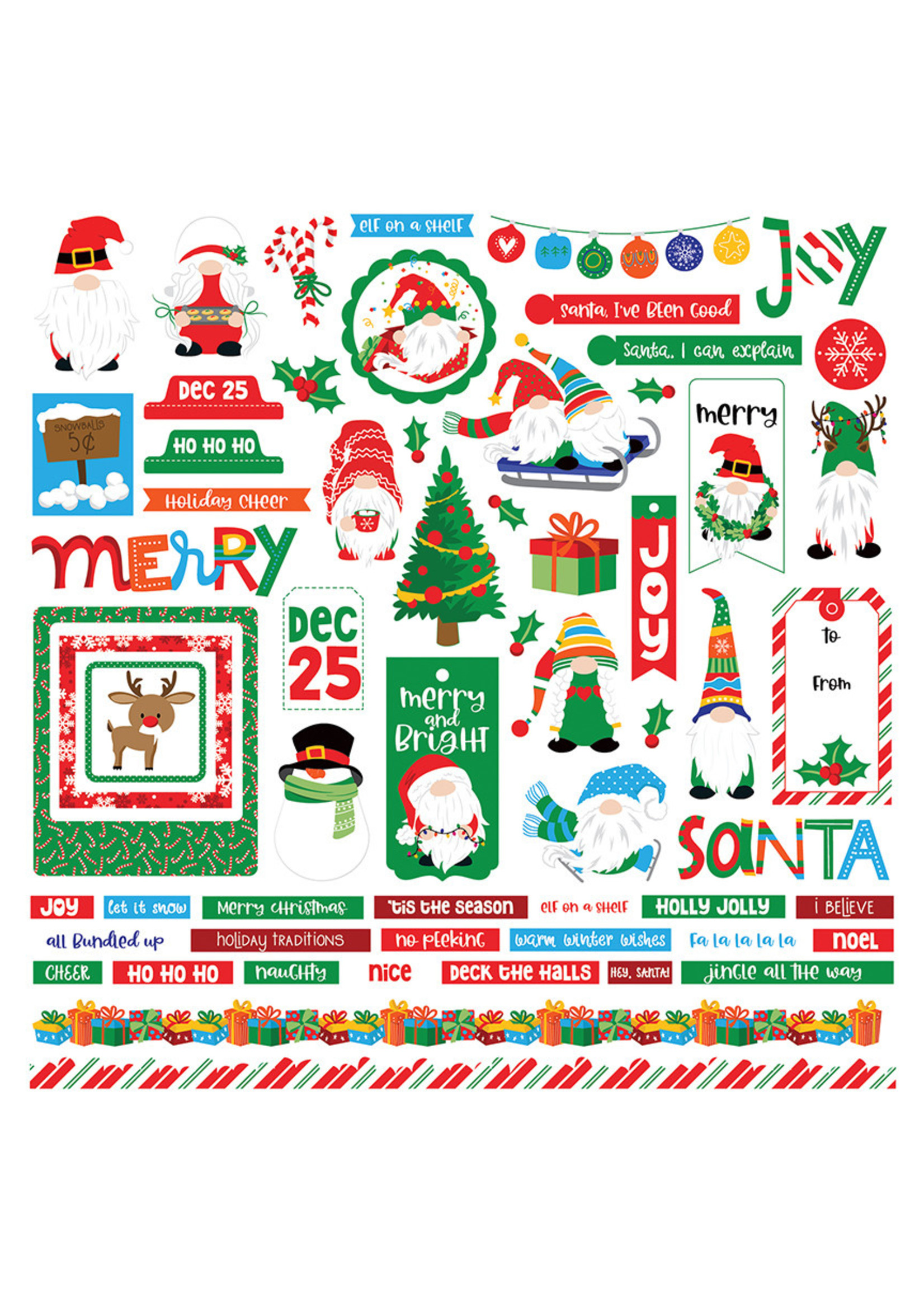 Photoplay Gnome for Christmas Element Sticker