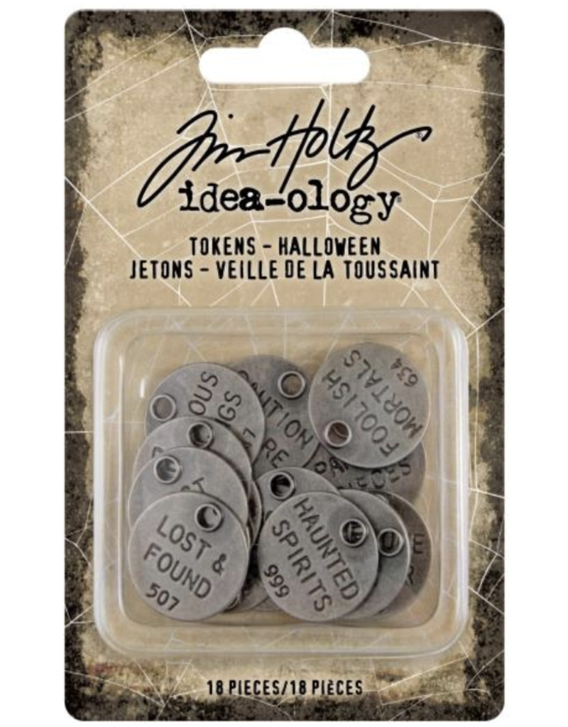 Tim Holtz 2020 Halloween: QUOTE TOKENS I