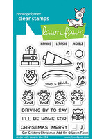 car critters christmas add-on stamp