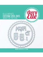 avery elle Die: Holiday Circle Tags Elle-ments