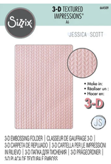 Jessica Scott Knitted 3-D Textured Embossing Folder