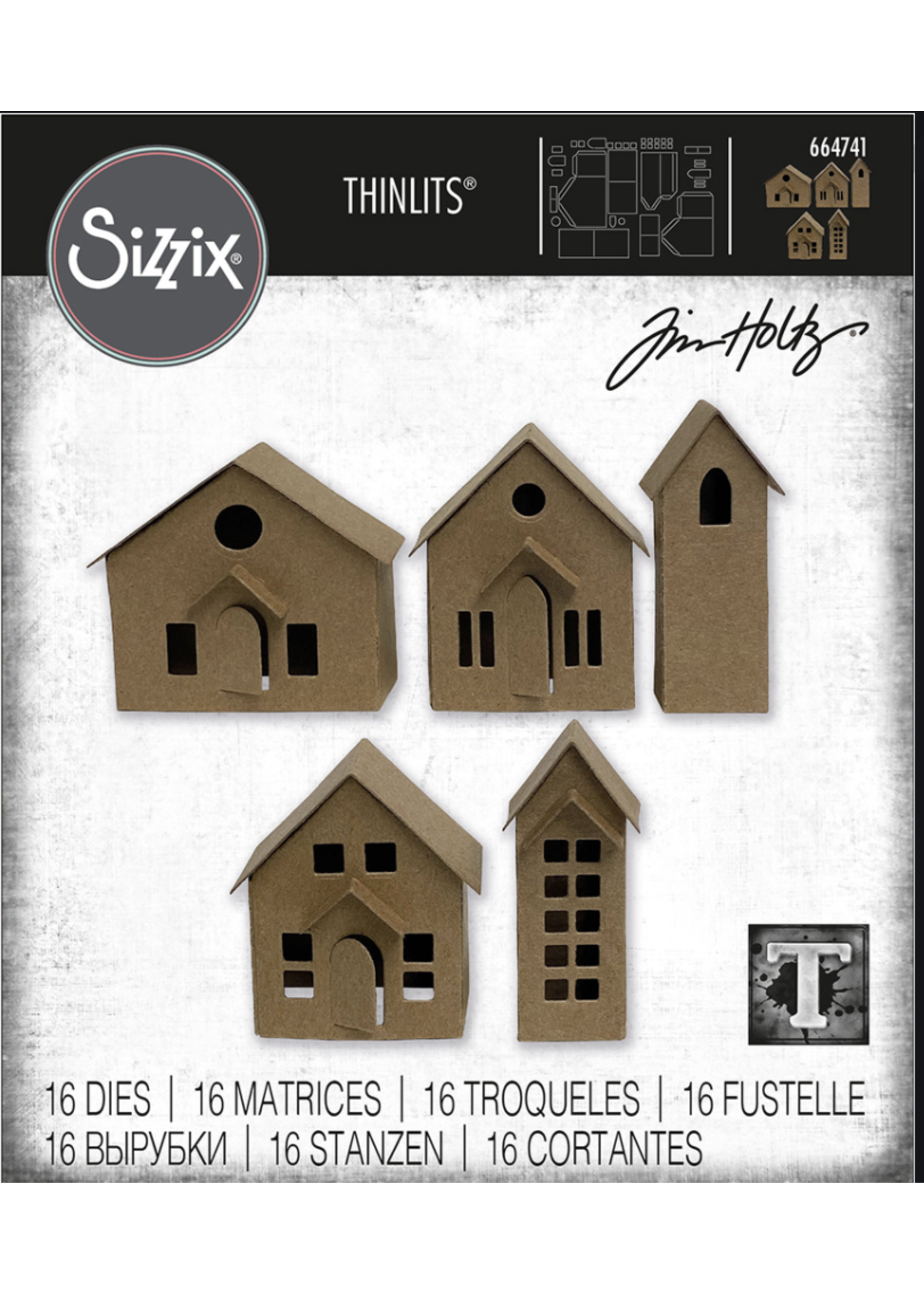 Tim Holtz Paper Village Thinlits Die