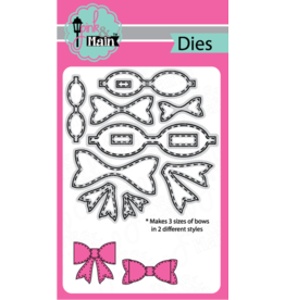 pink & main Stitched Bows Die