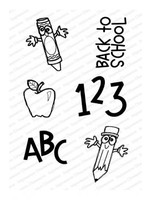 Impression Obsession Back to School Stamp