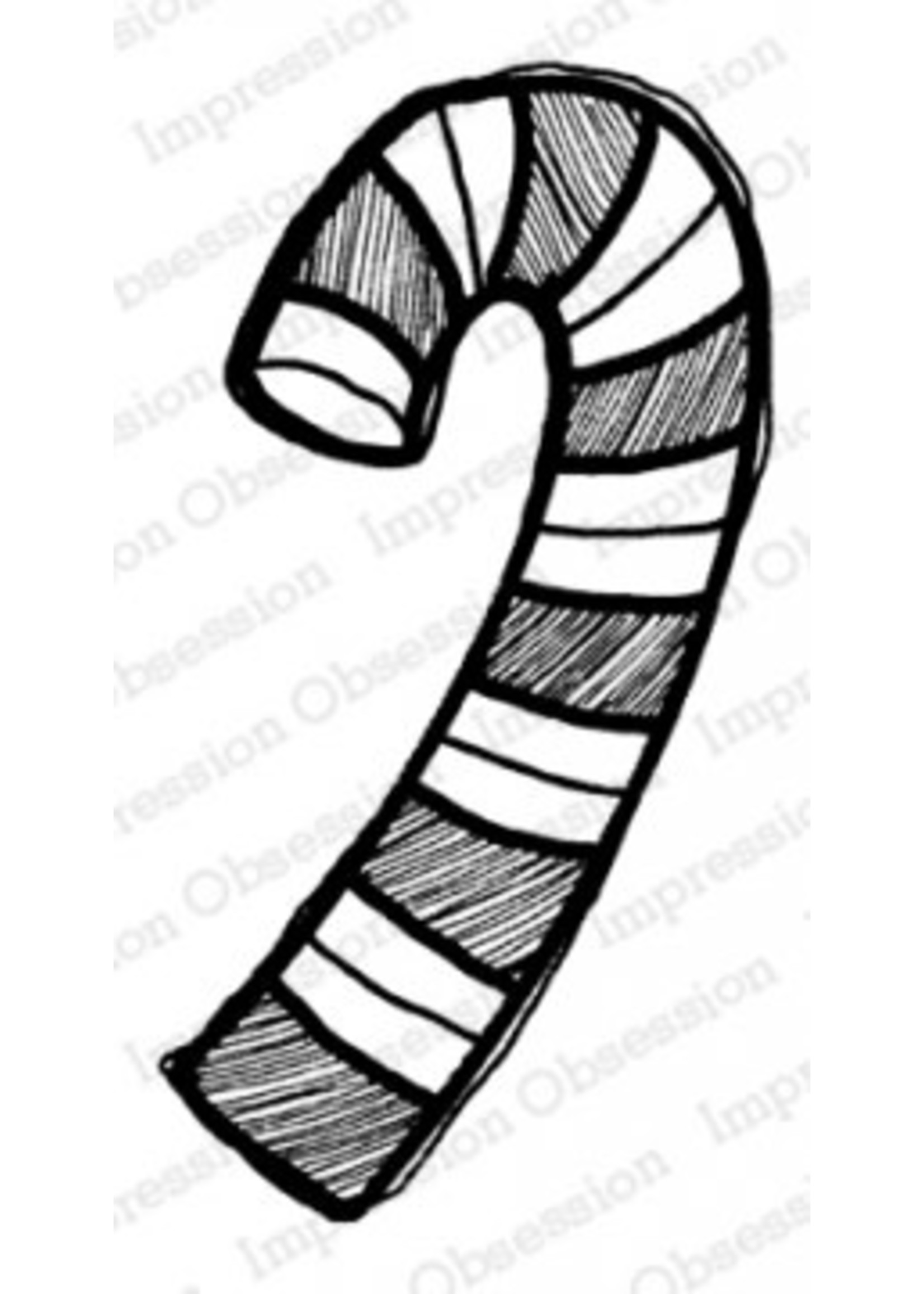 Impression Obsession Candy Cane Stamps
