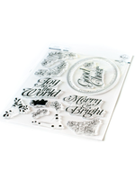 PinkFresh Studios Merry and Bright Frame Stamp
