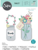 Sizzix 1 Jar of Flowers Thinlits Die Set