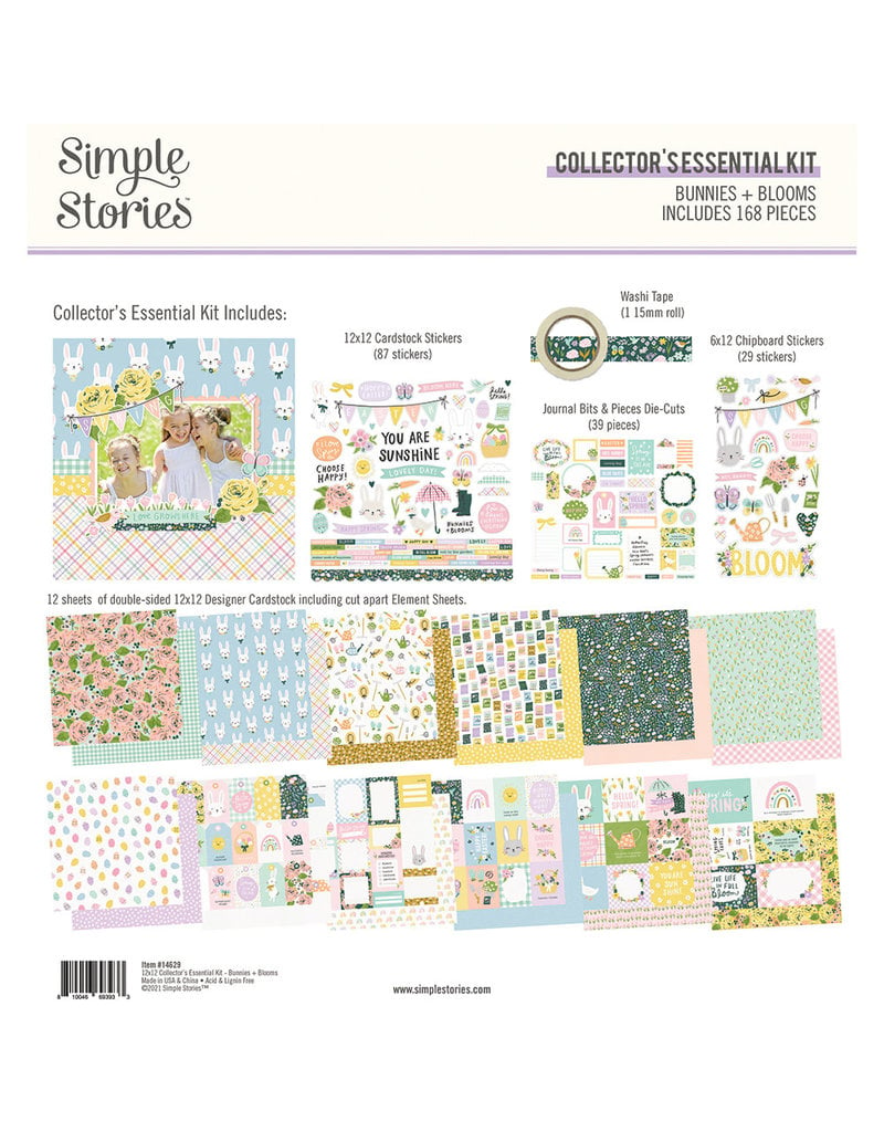 Simple Stories Bunnies + Blooms - Collector's Essential Kit