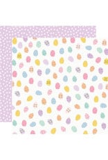 Simple Stories Bunnies + Blooms Paper - Egg Hunt