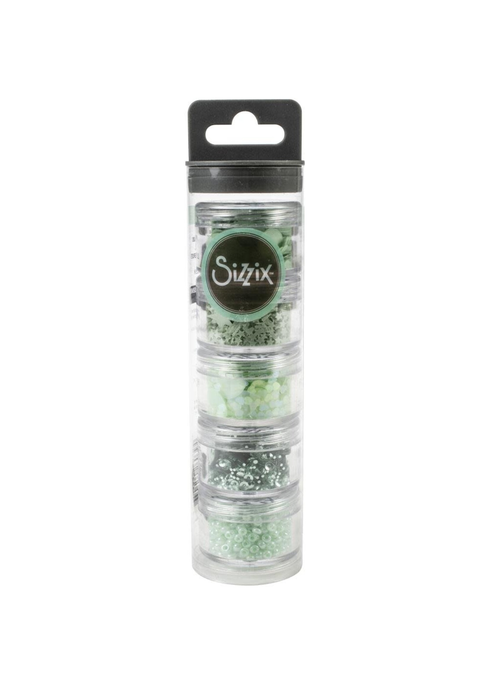 Sizzix Sequins & Beads: Green Tea