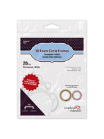 scrapbook adhesives 3D Foam Circle frames white