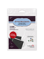 scrapbook adhesives 3D Foam Squares Micro black