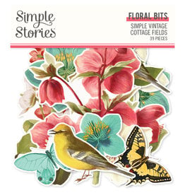 Simple Stories Simple Vintage Cottage Fields - Floral Bits & Pieces