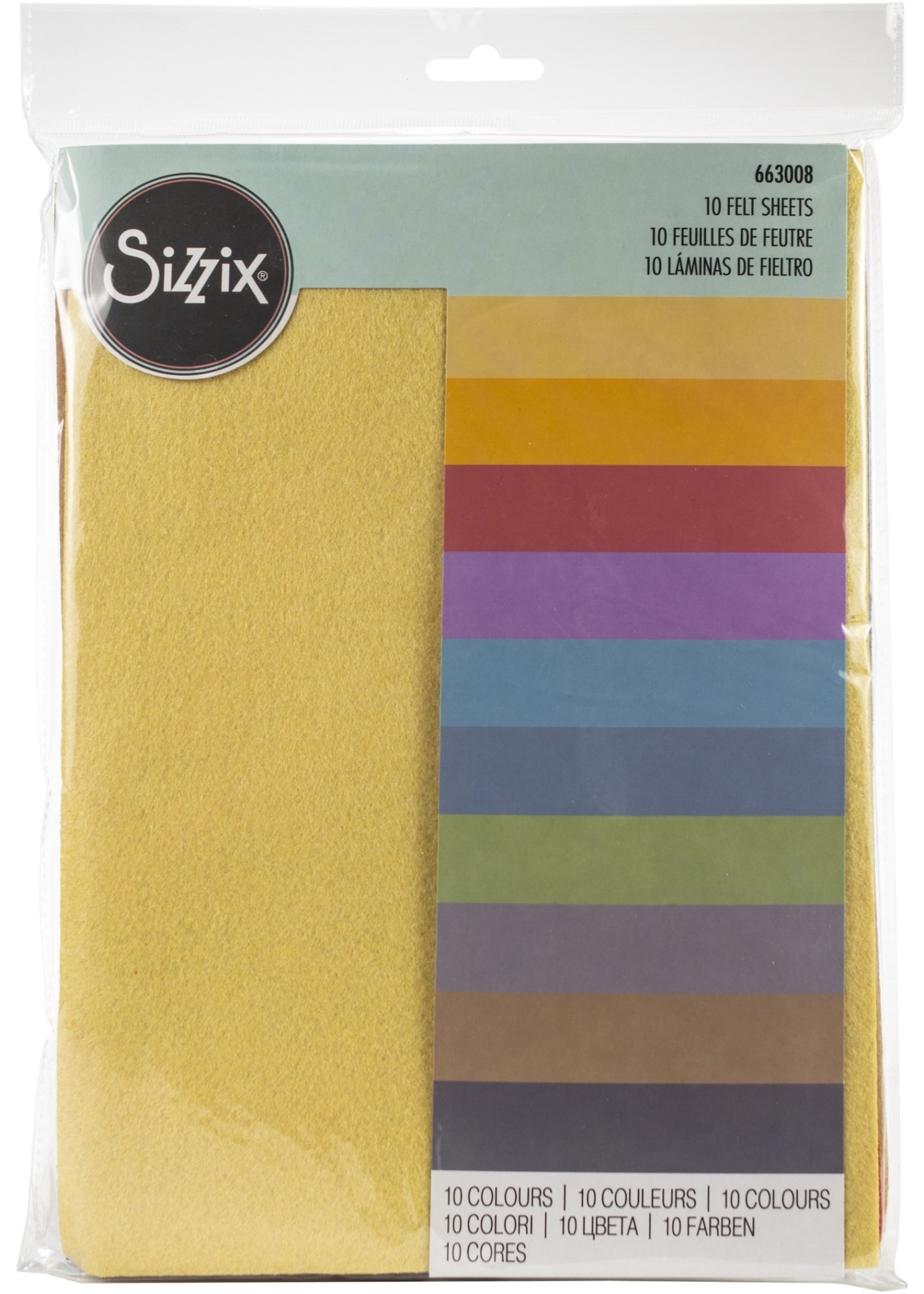 Sizzix Felt Sheets Bold Pack