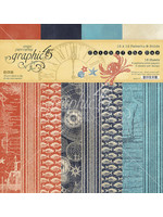 Graphic 45 Catch of the Day 12x12 Patterns & Solids Pad