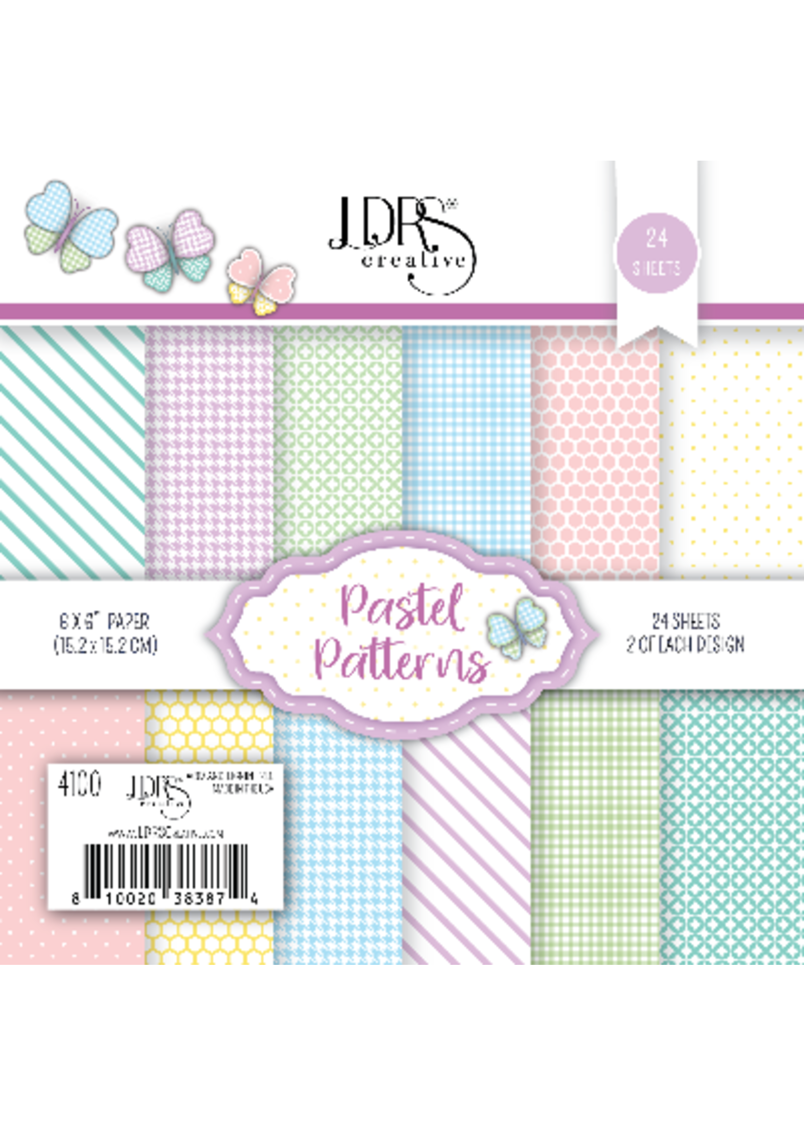 LDRS Pastel Patterns 6x6 Paper Pad