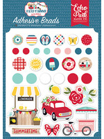 Echo Park A Slice Of Summer:  Adhesive Brads