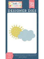 Echo Park Little Dreamer Girl:Sunshine & Cloud Die Set