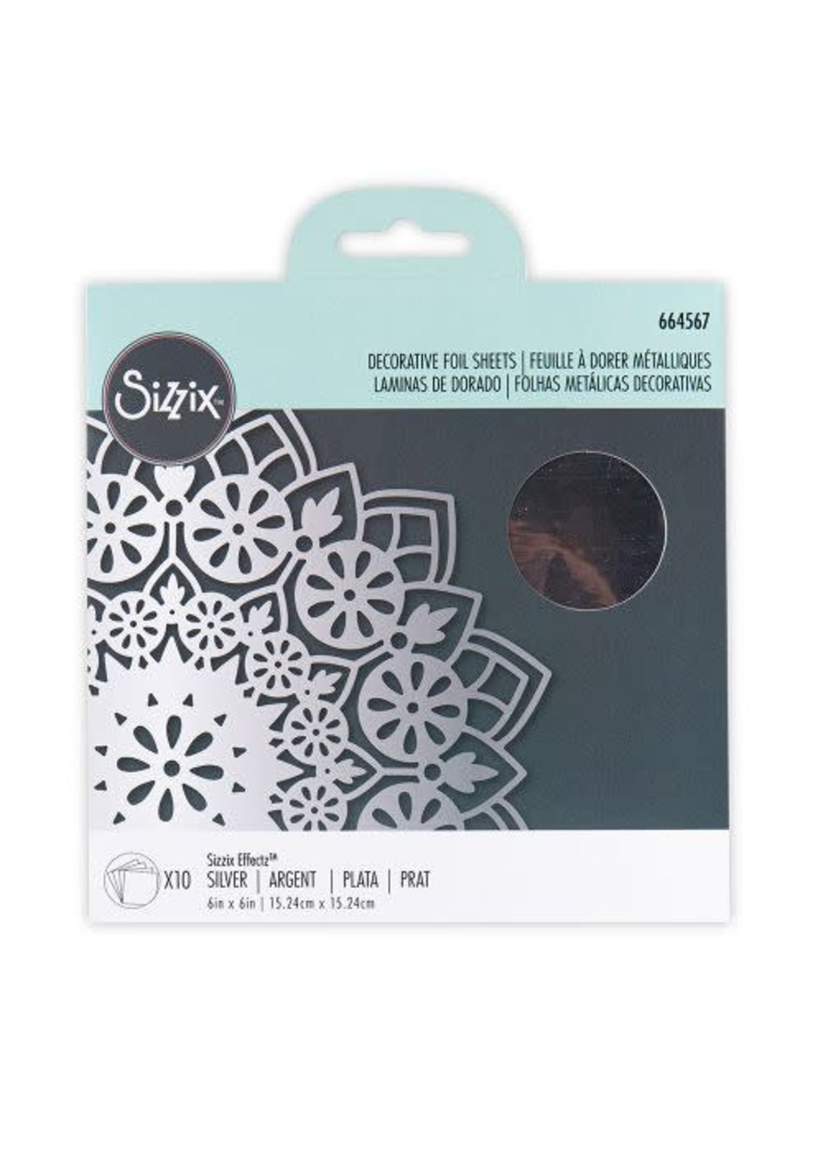 Sizzix Effectz Foil Sheets Silver Creative Escape