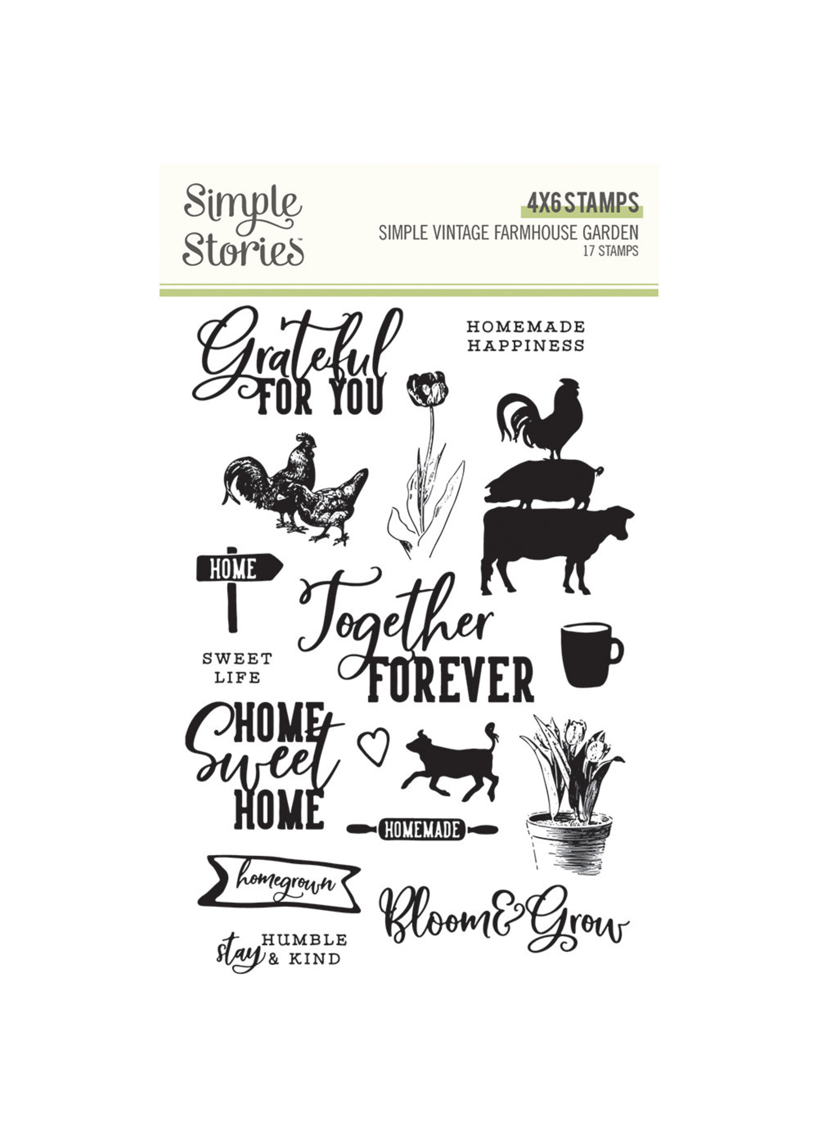 Simple Stories Simple Vintage Farmhouse Garden - Stamps
