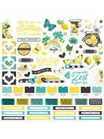 Simple Stories Simple Vintage Lemon Twist - Cardstock Sticker