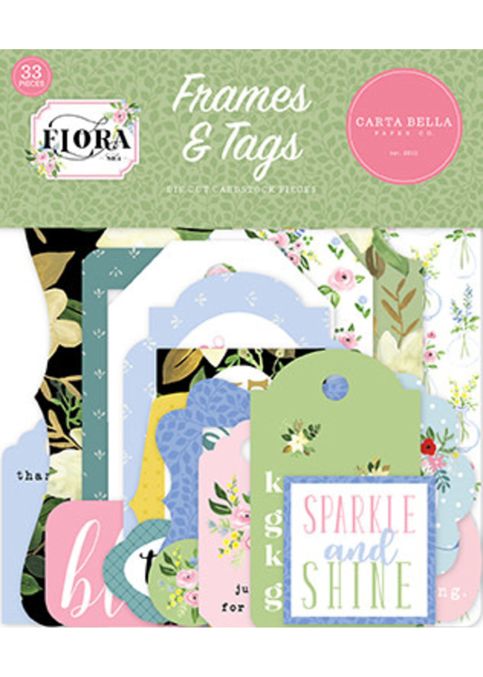 Carta Bella Flora No4:Frames & Tags